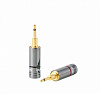 Разъёмы для наушников Atlas Metik 2.5mm mono Pair (Plus) пара (чёрный и красный)