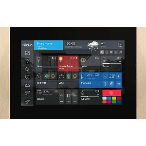 Сенсорная панель ASTRUM Inspinia SQ 8", золото