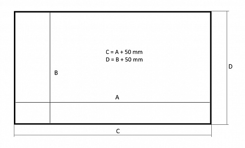 Kauber Frame Lite Velvet Cinema 154"16:9 191x340  White Ice