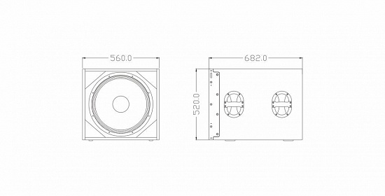 Пассивный сабвуфер для DLA208/DLA112 FDB DLA118B