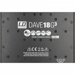 Компактный активный комплект PA-системы 18" + 2х10" LD Systems LDDAVE18G3SETUP2