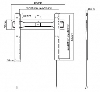 Кронштейн фиксированный Digis DSM-P5740