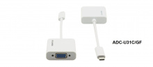 Переходник USB-C - VGA Kramer ADC-U31C/GF