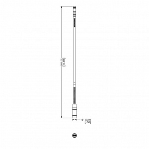 Микрофон на гусиной шее с двумя гибкими частями для MXC и MXCW, 50 см Shure MXC420DF/C. 