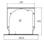 Kauber InCeiling Tensioned BT Cinema 104" 16:9 129x230 см. Clear Vision