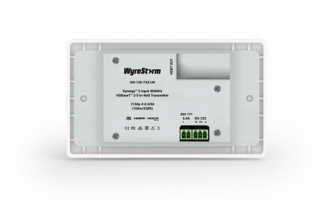 Настенный HDBaseT 3.0 передатчик Wyrestorm SW-120-TX3-UK