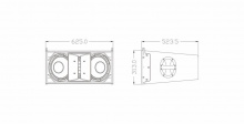Пассивный 3-полосный элемент линейного массива FDB DLA410