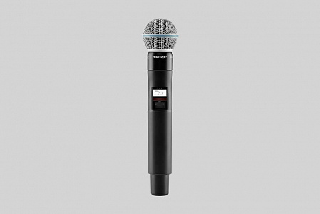 Ручной передатчик серии QLXD с капсюлем микрофона BETA58 Shure QLXD2/B58.