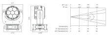Поворотная голова типа Wash 7х40Вт - Exell Lighting EXLWASH740