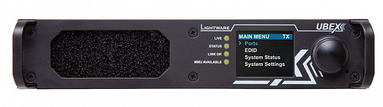 Двухканальный передатчик или приемник системы AV over IP Lightware UBEX-Pro20-HDMI-R100 2xMM-2xDUO